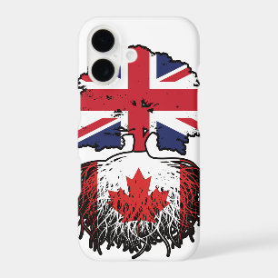 Canada Canadian British UK Tree Roots Flag
