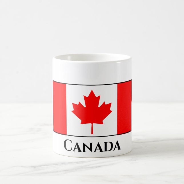 Canada (Canadian) Flag Coffee Mug (Center)