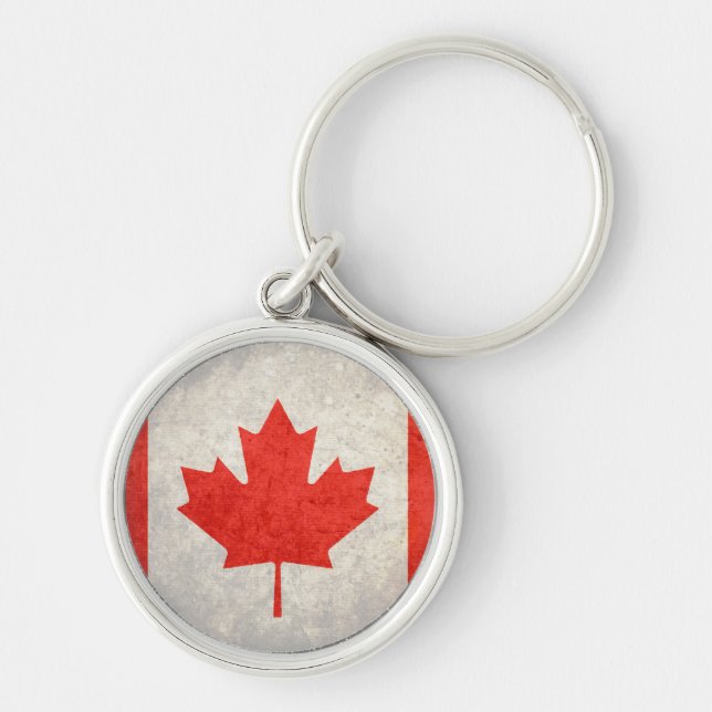 Canada; Canadian Flag Key Ring (Front)