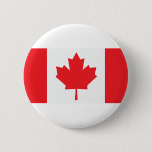 Canada Canadian flag Maple Leaf 6 Cm Round Badge