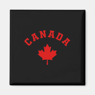 Canada Canadian Flag Maple Leaf Logo Hiking Skiing Magnet