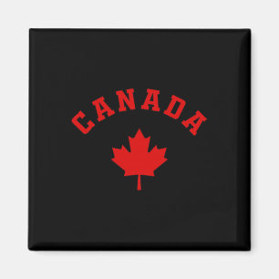 Canada Canadian Flag Maple Leaf Logo Hiking Skiing Magnet