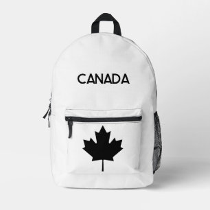CANADA. Canadian flag. Patriotic. Printed Backpack