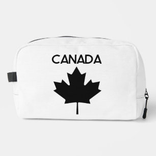 CANADA. Canadian flag. Patriotic. Toiletry bag. Dopp Kit