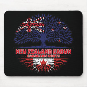 Canada Canadian New Zealand New Zealander Tree Mouse Pad