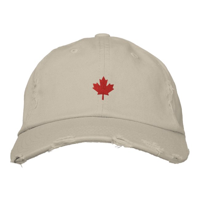 Canada Cap - Red Maple Leaf Hat (Front)