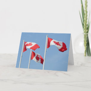 Canada Cards Canada Flag Greeting Cards Custom
