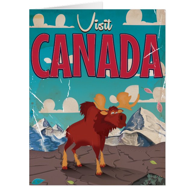 Canada Cartoon Vintage Poster (Front)