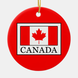 Canada Ceramic Ornament