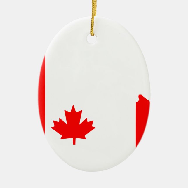 Canada Ceramic Ornament (Front)