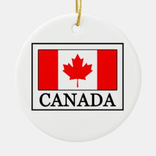 Canada Ceramic Tree Decoration