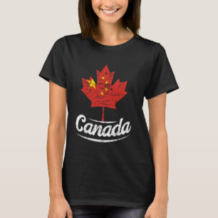 Canada China Flag Canadian Chinese Roots T-Shirt