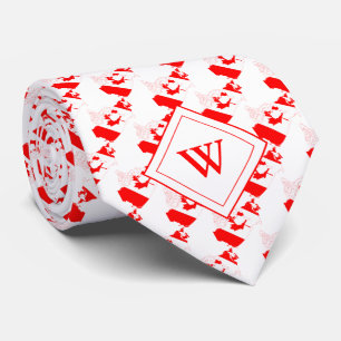 CANADA Christian Scripture Monogram Tie