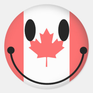 Canada Classic Round Sticker