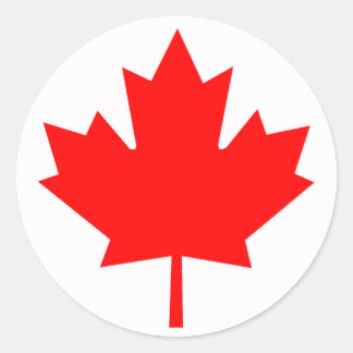 Canada Classic Round Sticker