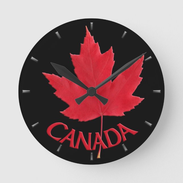 Canada Clock Canada Souvenir Wall Clocks & Gifts (Front)