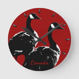 Canada Clock Canadian Goose Souvenir Wall Clock