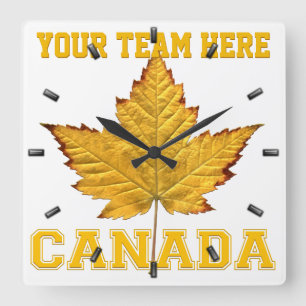 Canada Clock Sports Team Canada Souvenir Clock