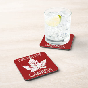 Canada Coaster Retro Custom Canada Coasters