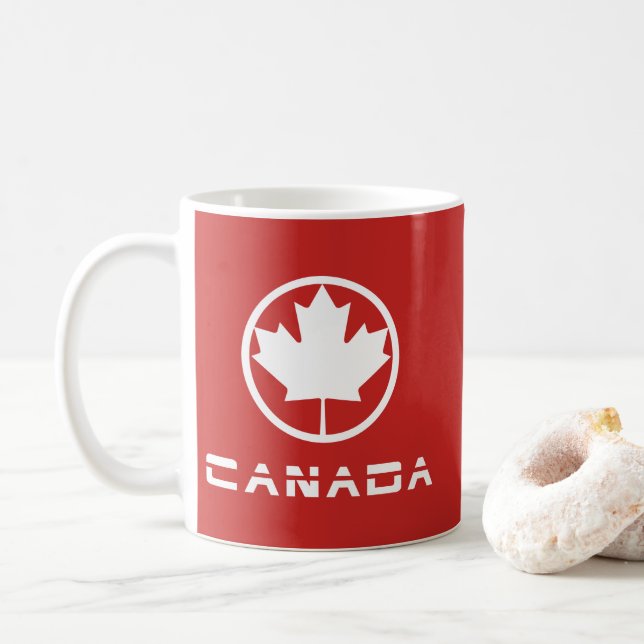 Canada Coffee Mug (With Donut)