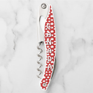 Canada Corkscrew Custom Canada Bottle Opener