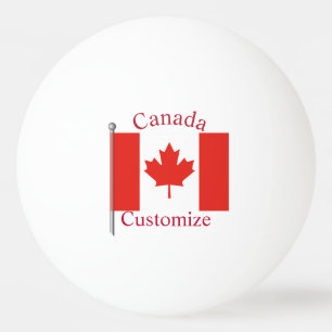 Canada Country Flag Thunder_Cove Ping Pong Ball