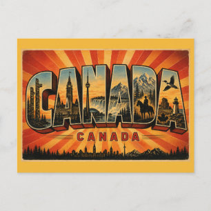 Canada Country Vintage Postcard