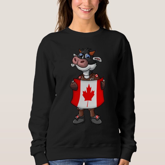 Canada Cow Fan Sweatshirt (Front)
