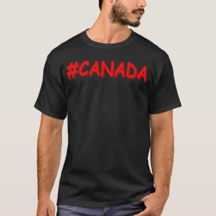 "#CANADA" Cute Expression Design. Buy Now T-Shirt
