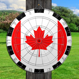 Canada Dartboard & Canadian Flag darts /game board