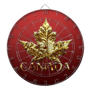 Canada Dartboard Gold Canada Souvenir Dartboards