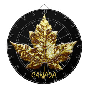 Canada Dartboard Gold Canada Souvenir Dartboards