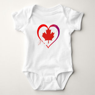Canada Day Baby Bodysuit