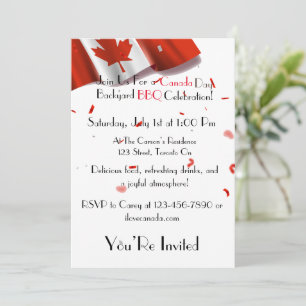 Canada Day BBQ Invitation