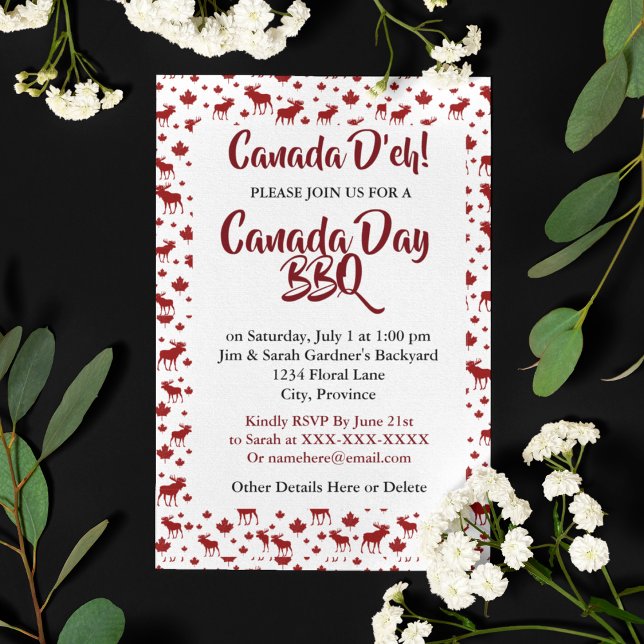 Canada Day BBQ Invitation (Creator Uploaded)
