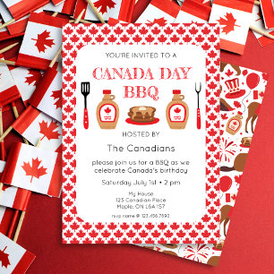 Canada Day BBQ Invitation