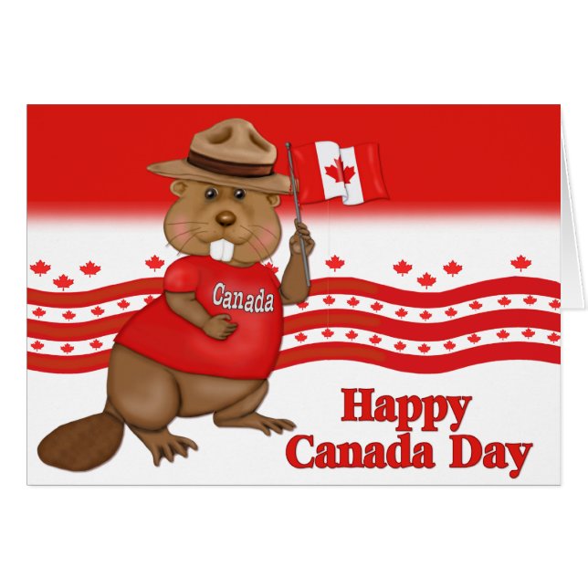 Canada Day Beaver (Front Horizontal)