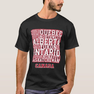 Canada Day Canadian Provinces T-Shirt