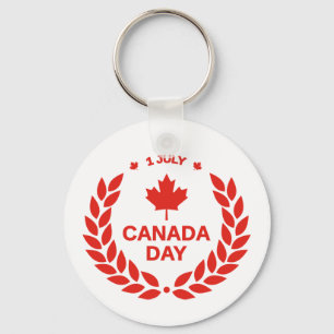 Canada Day Celebration-24658 Key Ring