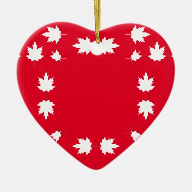 canada day ceramic ornament (Front)