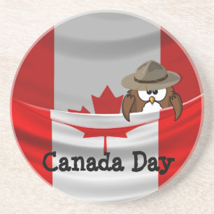 Canada Day Coaster