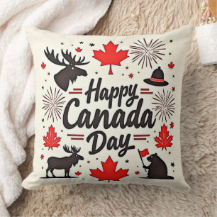 Canada Day Fun Vibes Cushion