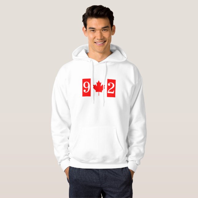Canada day hoodie Halifax Nova Scotia 902 hoodie (Front Full)