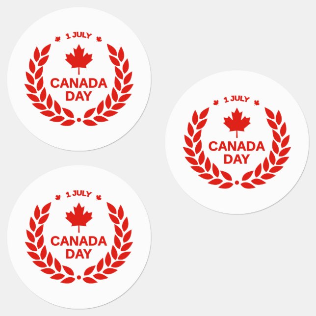 Canada Day/July 1st Labels (Group)