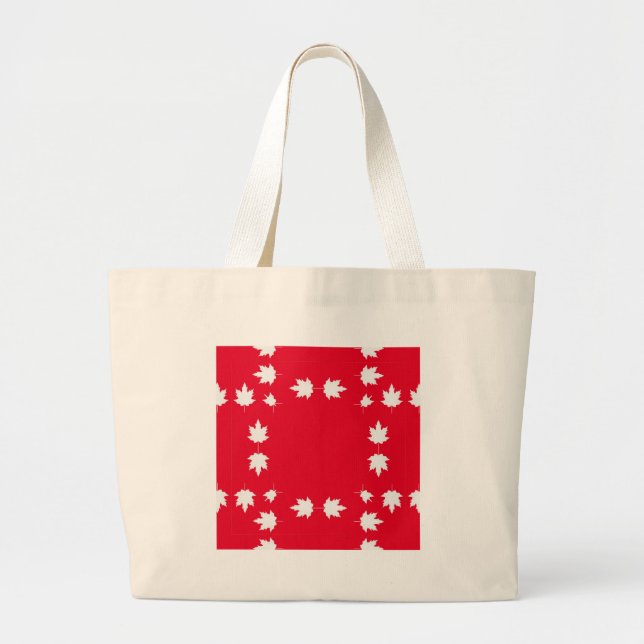 canada day large tote bag (Front)