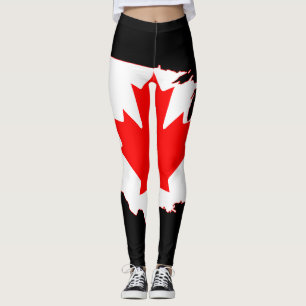 Canada Day Leggings