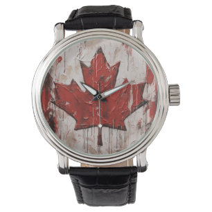 Canada Day Maple Leaf Watch
