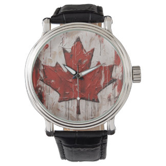 Canada Day Maple Leaf Watch