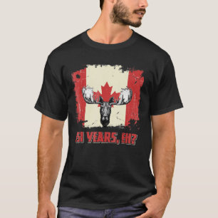 Canada Day Moose Canadian Flag 151 Years T-Shirt