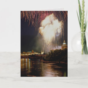 Canada Day on the Ottawa River, Ontario, Canada Card